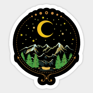 Starry Night Sky Sticker